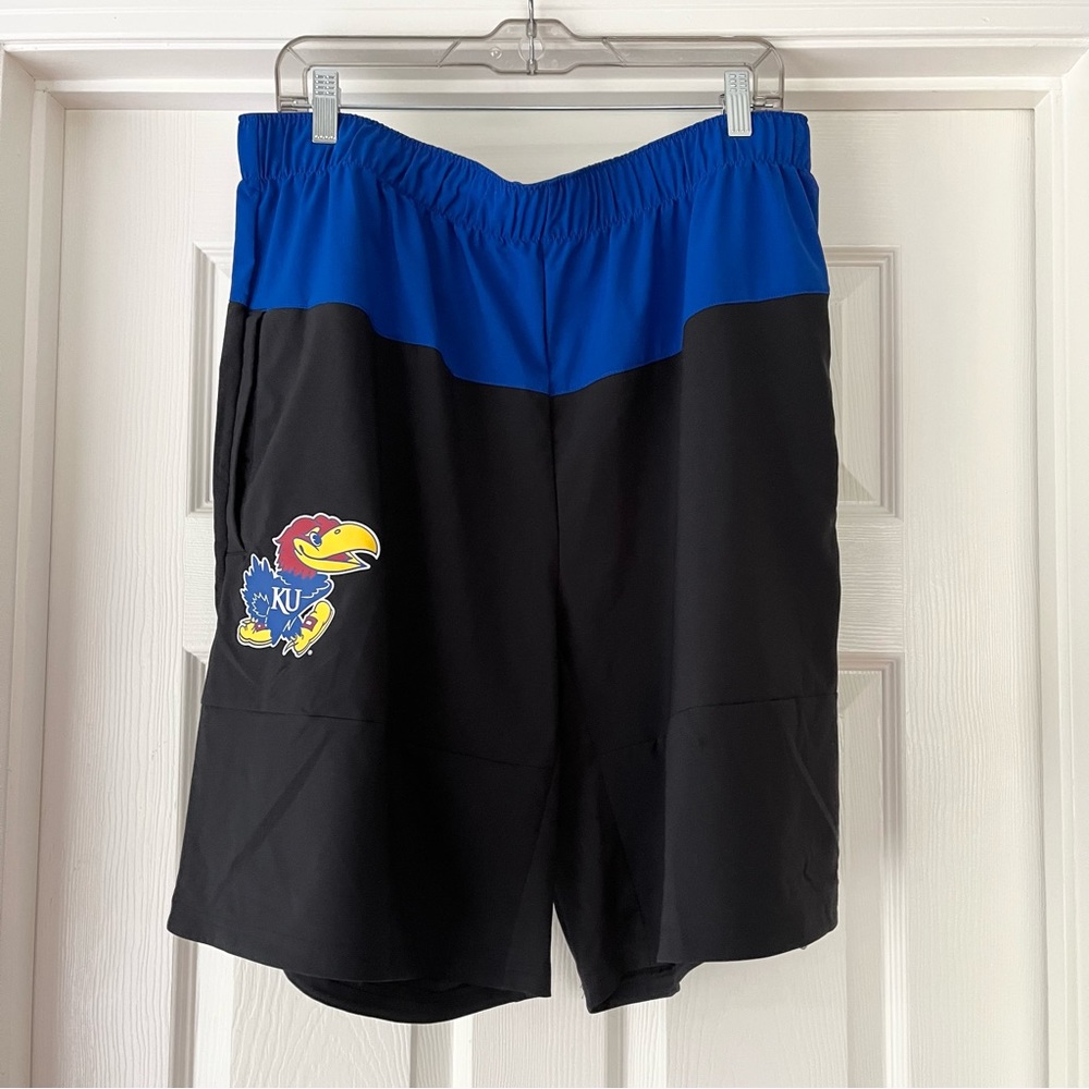 NWT KU Adidas basketball shorts, XLT